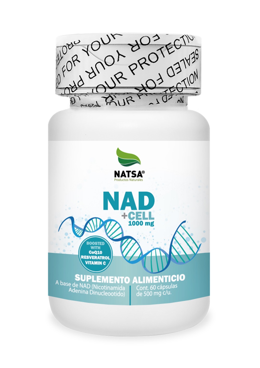 Suplemento Nad+cell Natsa 60 Cápsulas