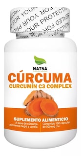 Foto 1 | Suplemento Alimenticio Cúrcuma Complex Natsa 100 Cápsulas