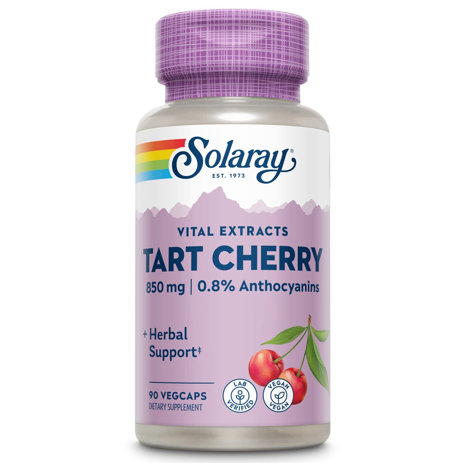 Foto 2 pulgar | Suplemento Solaray Tart: Extracto De Cereza, 425 Mg, 90 Cápsulas Vegetales - Venta Internacional.