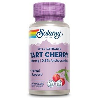 Foto 1 | Suplemento Solaray Tart: Extracto De Cereza, 425 Mg, 90 Cápsulas Vegetales - Venta Internacional.