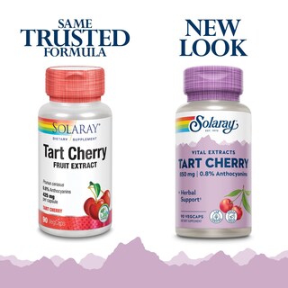 Foto 2 | Suplemento Solaray Tart: Extracto De Cereza, 425 Mg, 90 Cápsulas Vegetales - Venta Internacional.