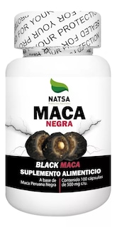 Foto 1 | Suplemento de Maca Negra Natsa Premium en Cápsulas - 100 Unidades