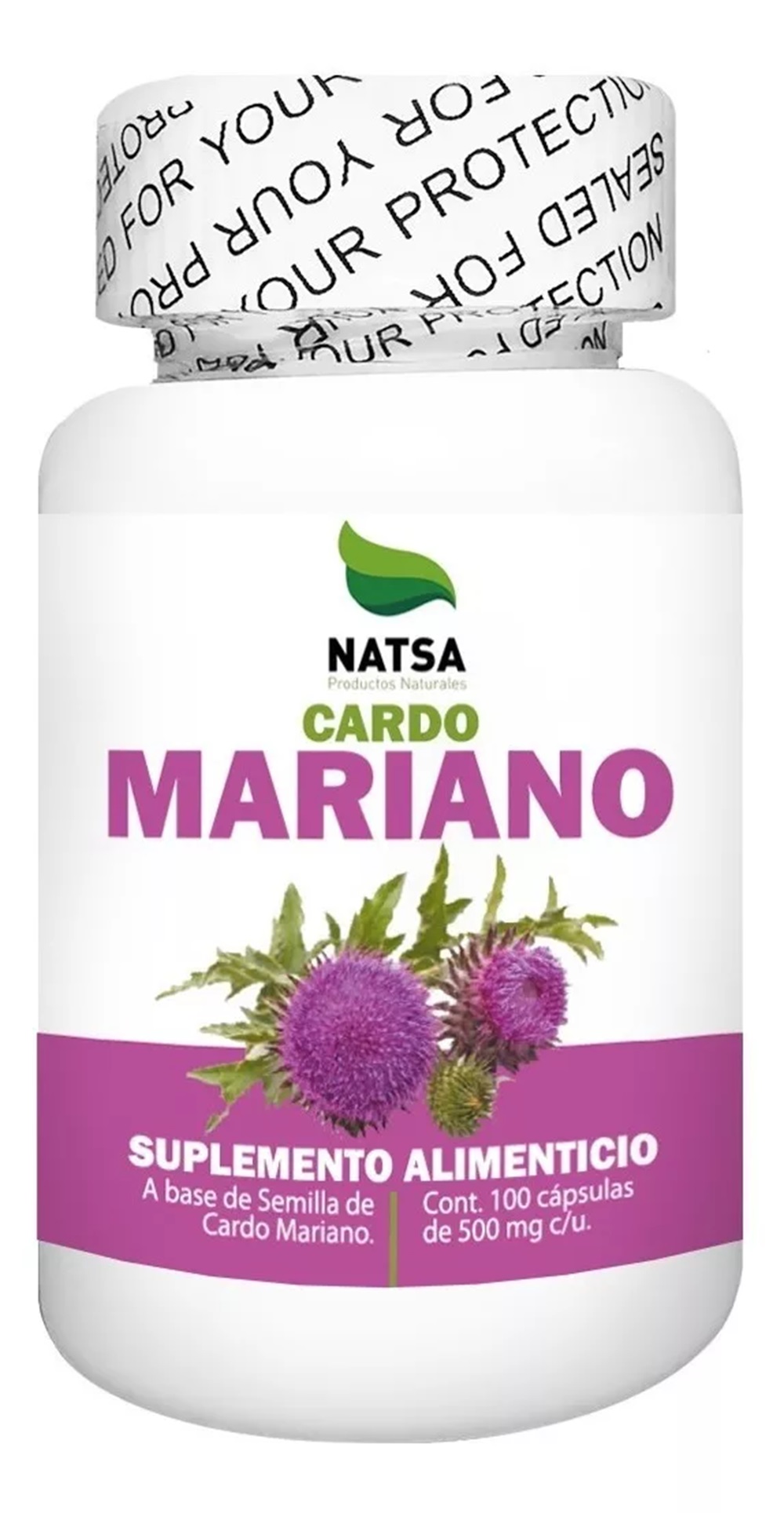 Foto 2 pulgar | Cápsulas de Cardo Mariano Natsa Premium para tu Salud