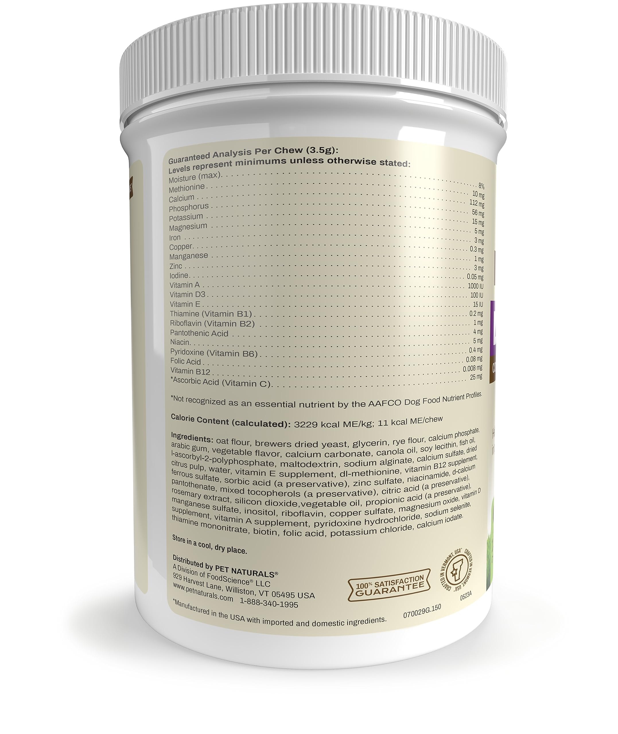 Foto 4 pulgar | Multivitamínico Diario Supplement Pet Naturals 150 Masticables Para Perros - Venta Internacional.