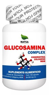 Foto 1 | Suplemento de Glucosamina Complex Natsa 100 cápsulas