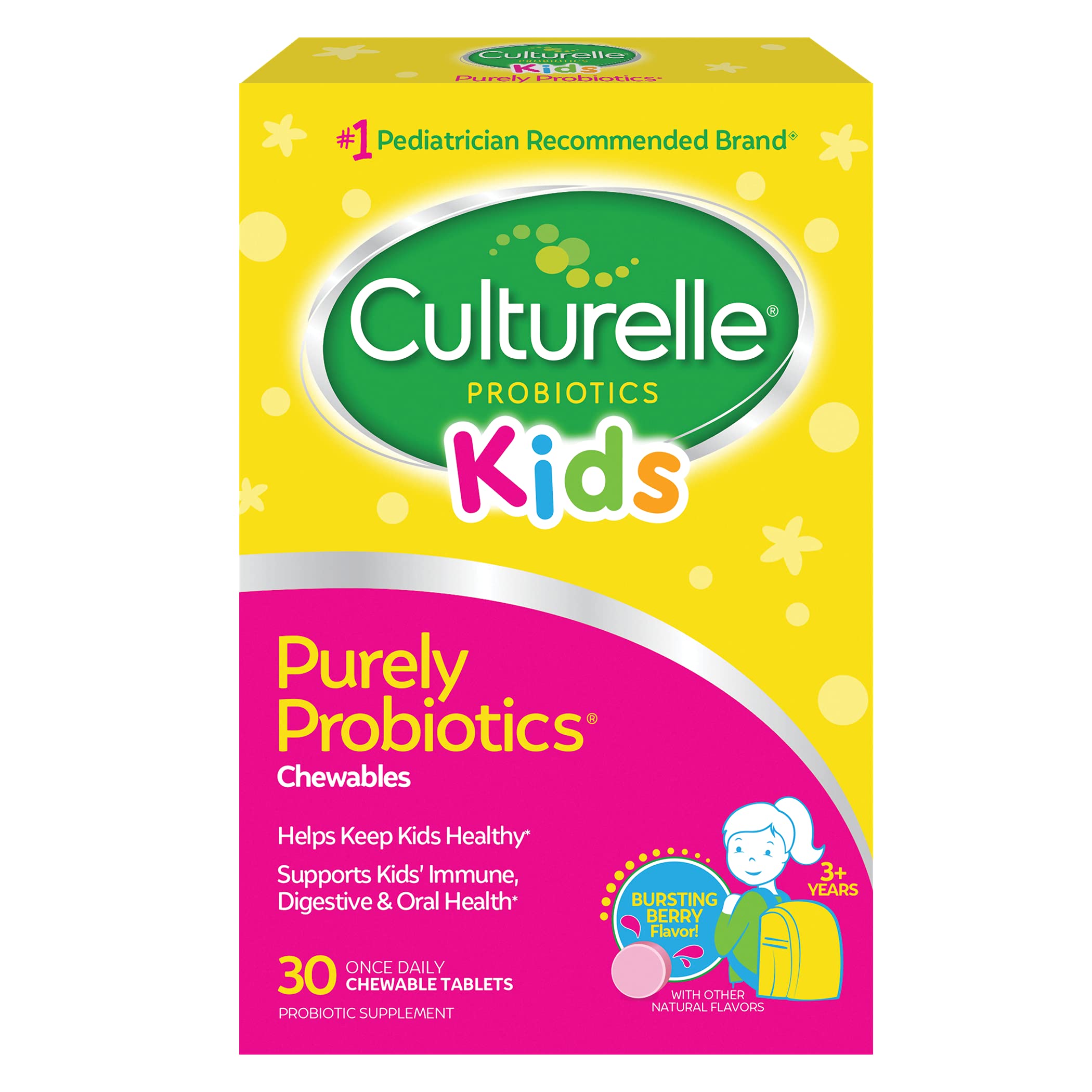 Foto 2 pulgar | Probiotic Culturelle Kids Masticable, 30 Tabletas, 5 Mil Millones De Cfu - Venta Internacional.