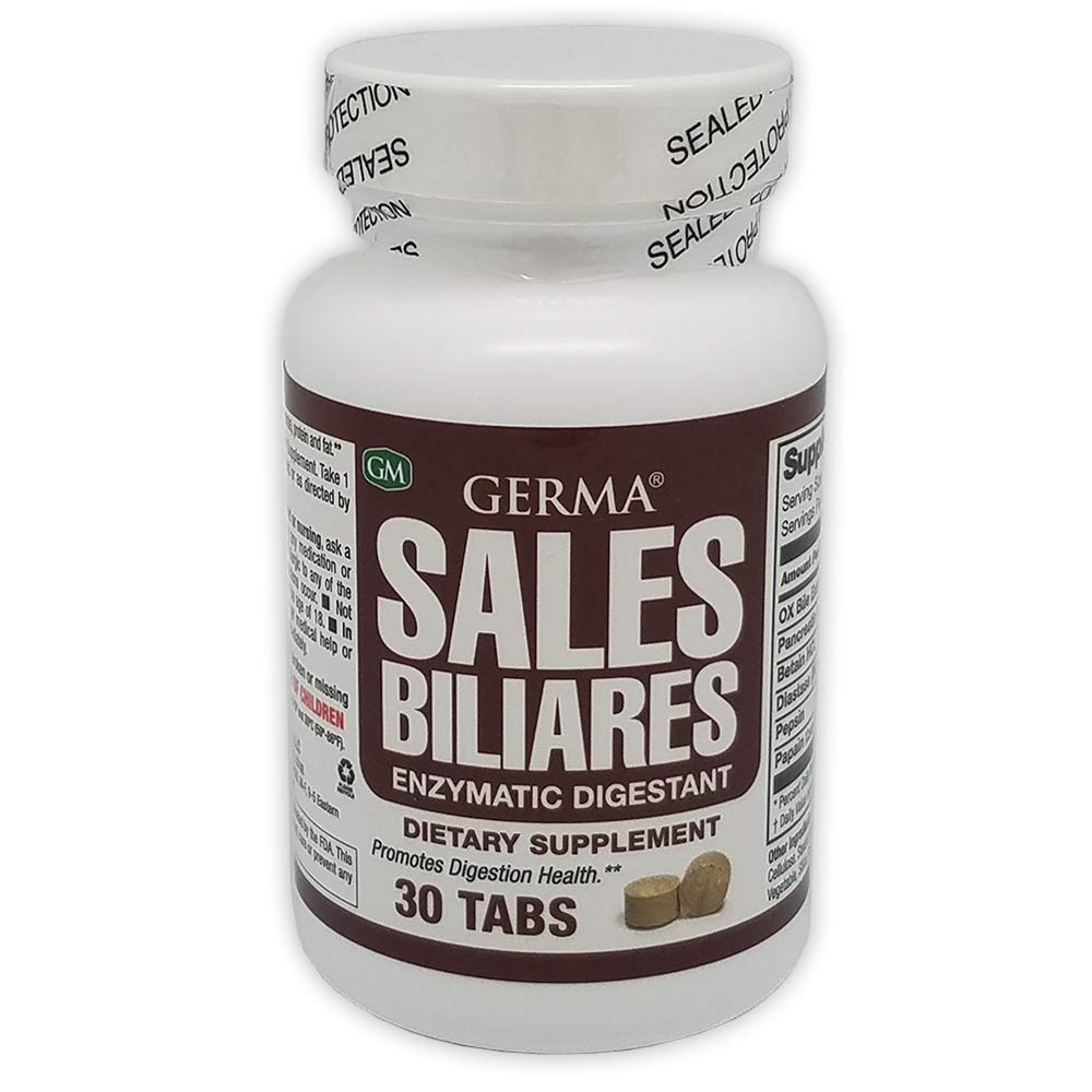 Foto 2 pulgar | Suplemento Dietético Germa Bilis Salts Para Apoyar El Hígado, 30 Tabletas - Venta Internacional.