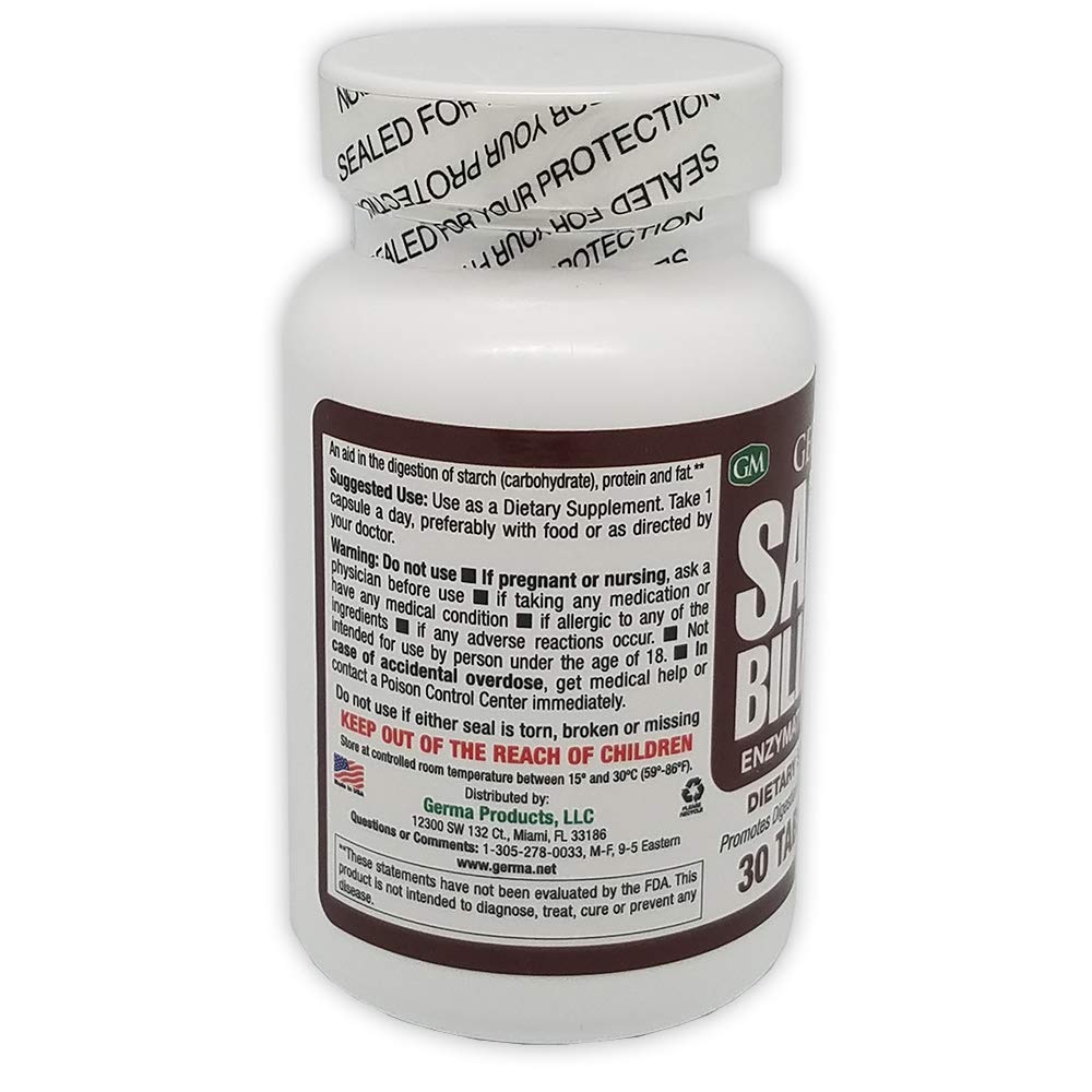 Foto 3 pulgar | Suplemento Dietético Germa Bilis Salts Para Apoyar El Hígado, 30 Tabletas - Venta Internacional.