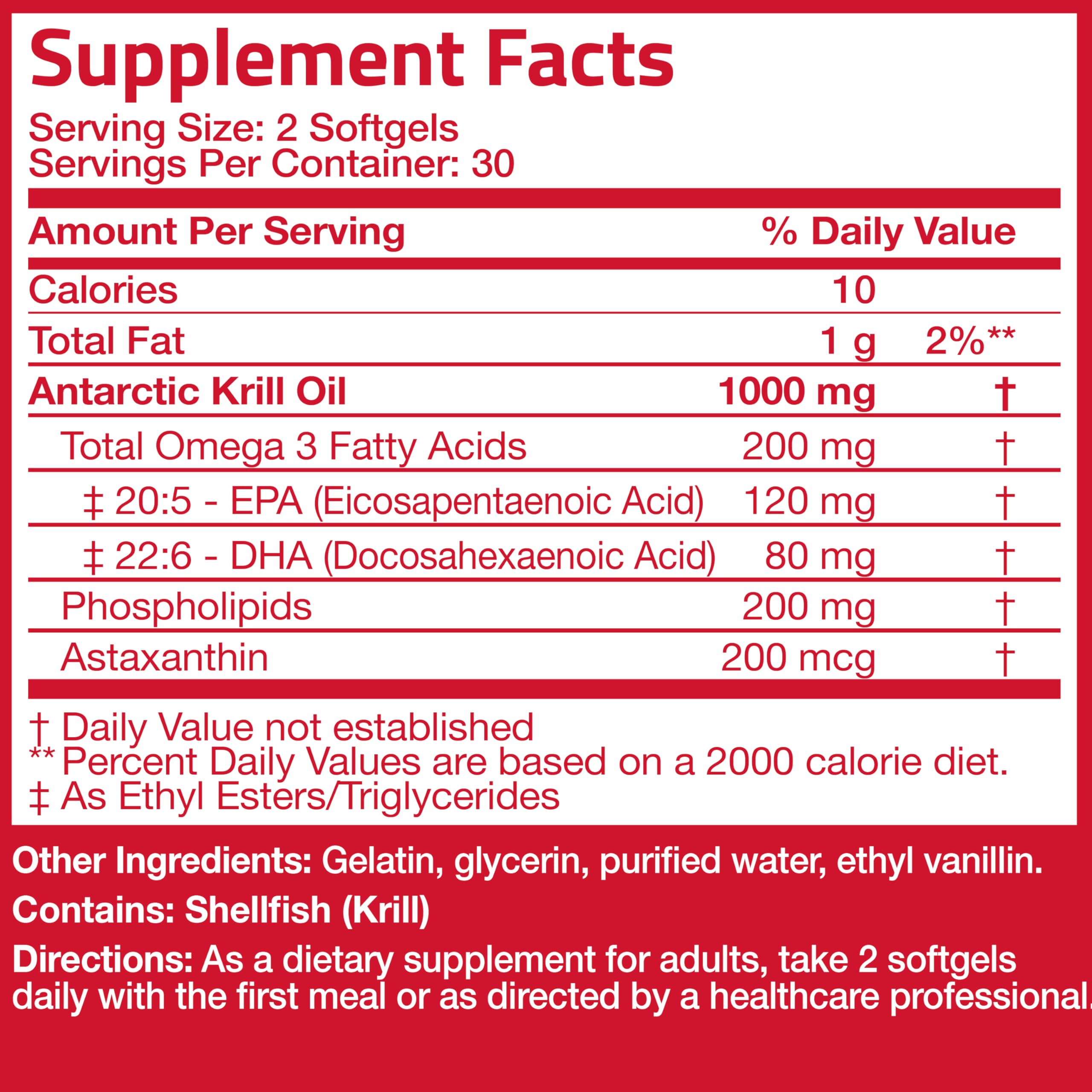 Foto 4 pulgar | Suplemento De Aceite De Krill Antártico Bronson, 1000 Mg, 60 Cápsulas Blandas - Venta Internacional.