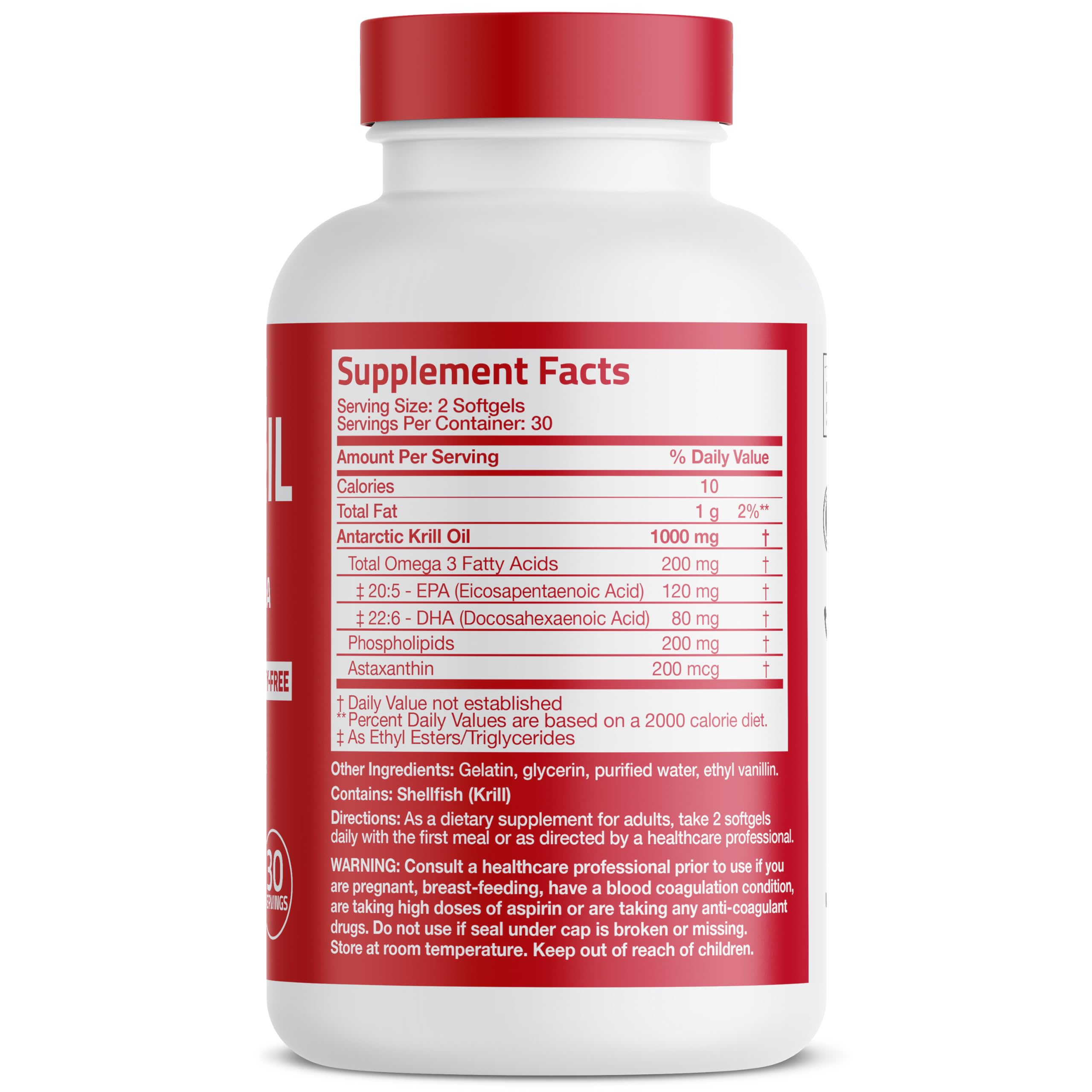 Foto 5 pulgar | Suplemento De Aceite De Krill Antártico Bronson, 1000 Mg, 60 Cápsulas Blandas - Venta Internacional.