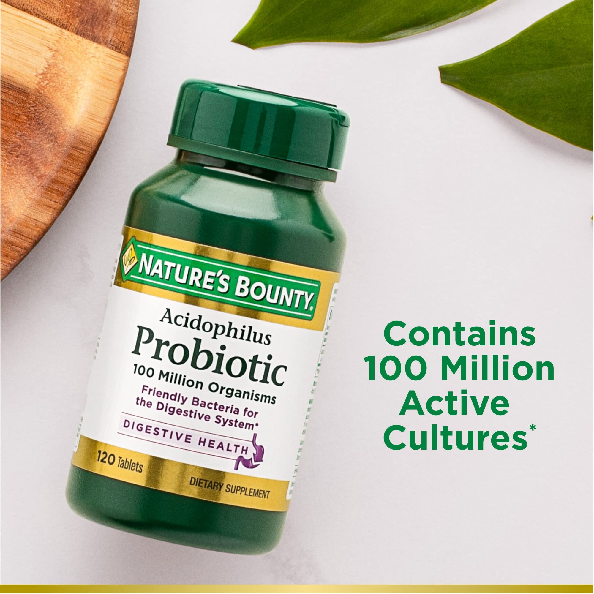 Foto 4 | Suplemento Probiótico Nature's Bounty Acidophilus, 100 Unidades - Venta Internacional.