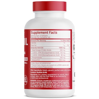 Foto 2 | Suplemento De Aceite De Krill Antártico Bronson, 1000 Mg, 120 Cápsulas Blandas - Venta Internacional.