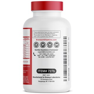 Foto 7 | Suplemento De Aceite De Krill Antártico Bronson, 1000 Mg, 120 Cápsulas Blandas - Venta Internacional.