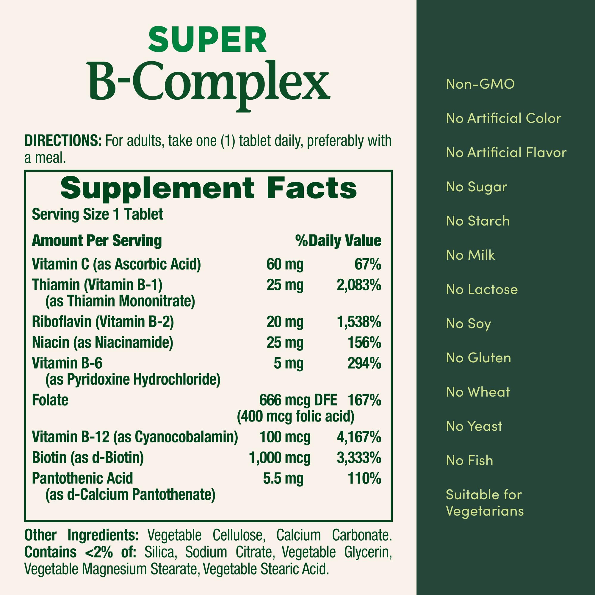 Foto 6 pulgar | Suplemento Nature's Bounty Super B Complex 150 Tabletas - Venta Internacional.
