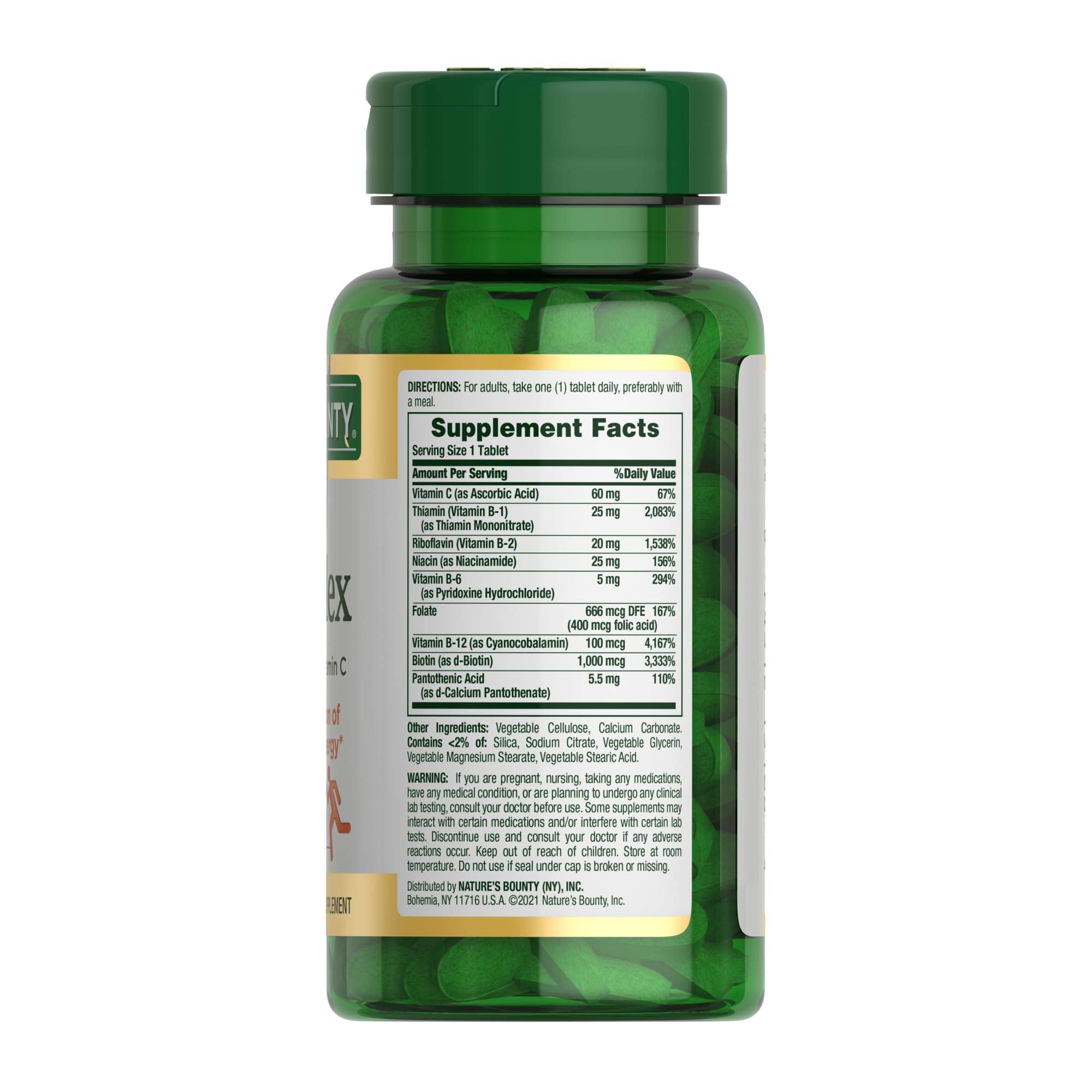 Foto 7 pulgar | Suplemento Nature's Bounty Super B Complex 150 Tabletas - Venta Internacional.