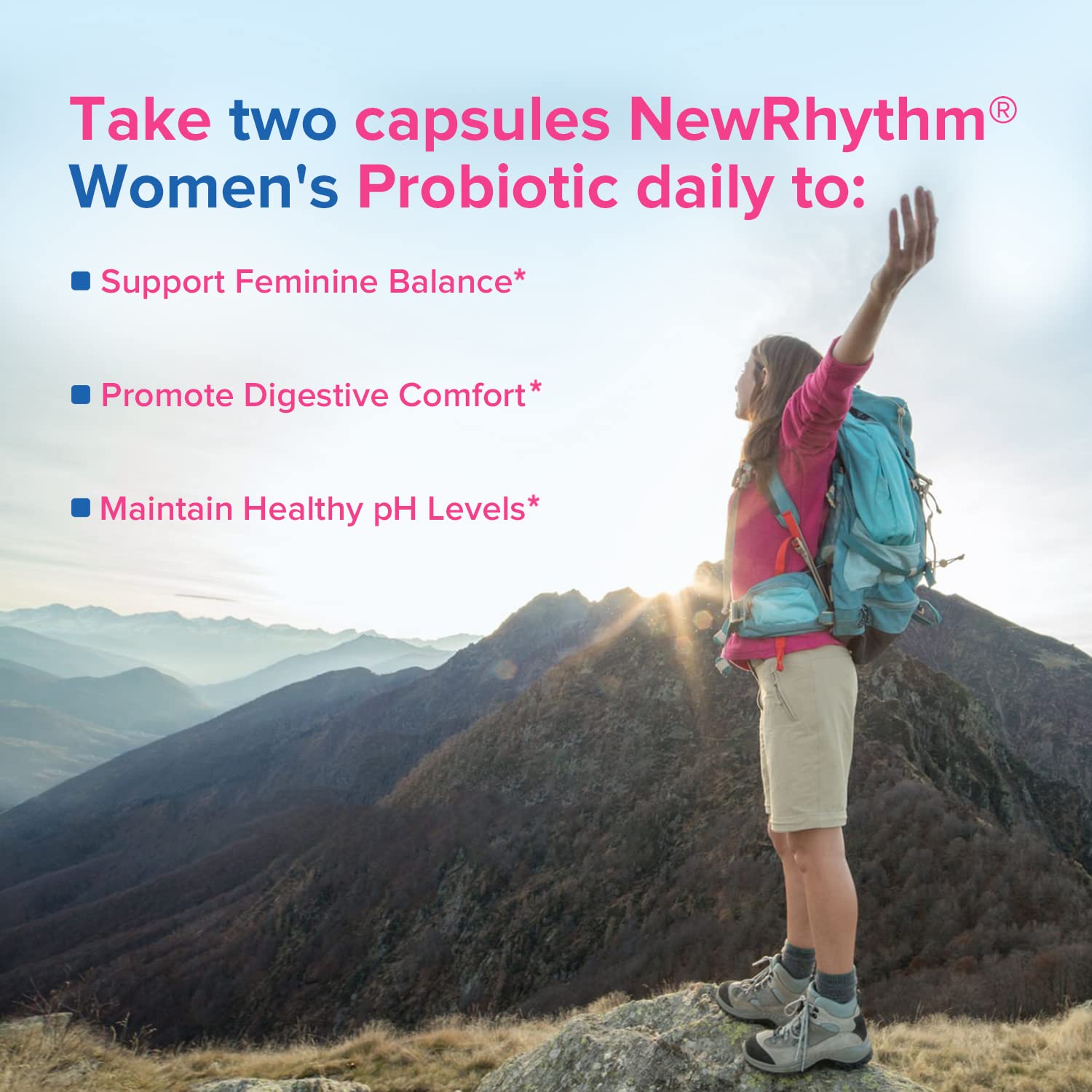 Foto 5 pulgar | Probiotics Newrhythm Para Mujeres, 50 Mil Millones De Cfu, 18 Cepas - Venta Internacional.