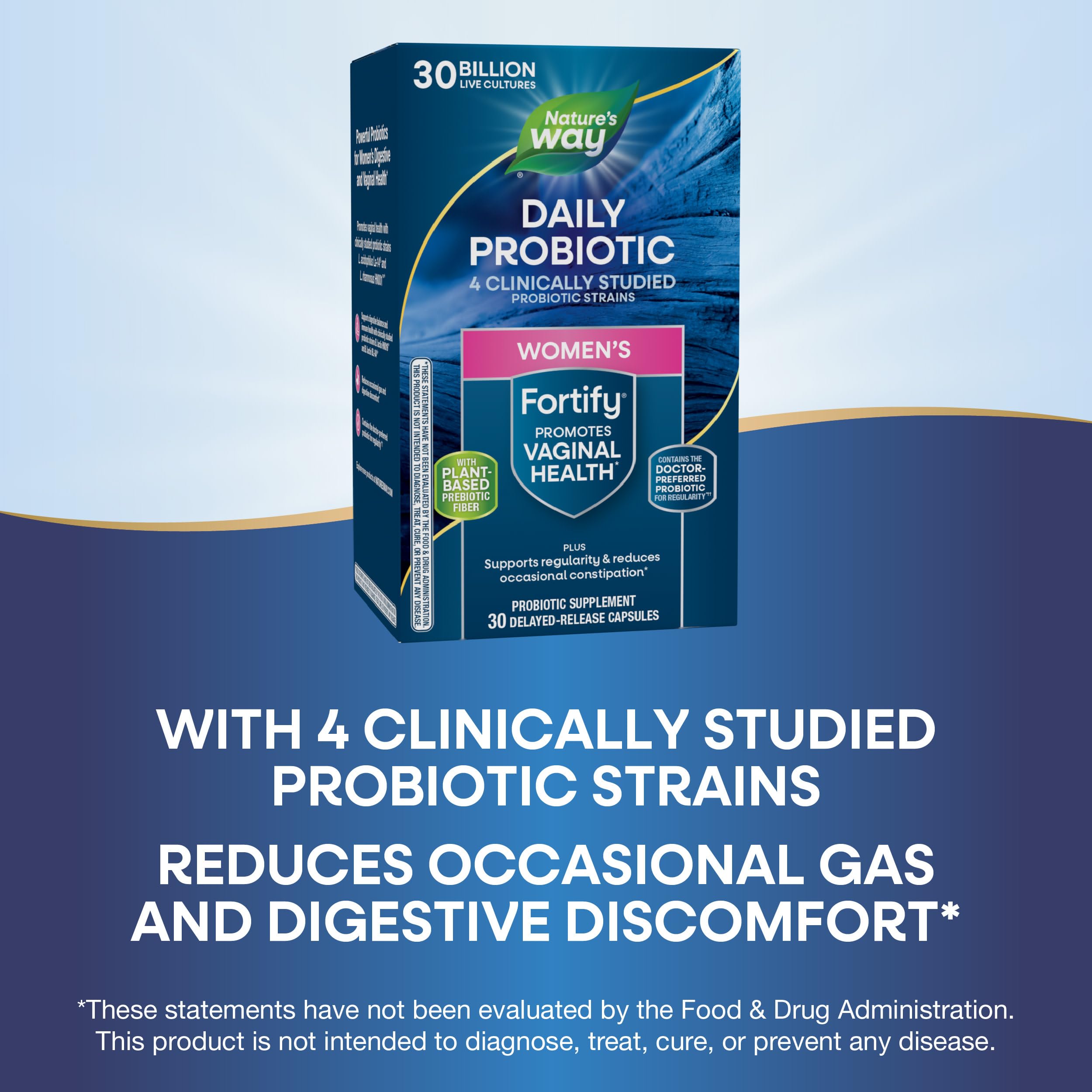 Foto 5 pulgar | Suplemento Nature's Way Fortify Probiotics Women 30 Cápsulas - Venta Internacional.