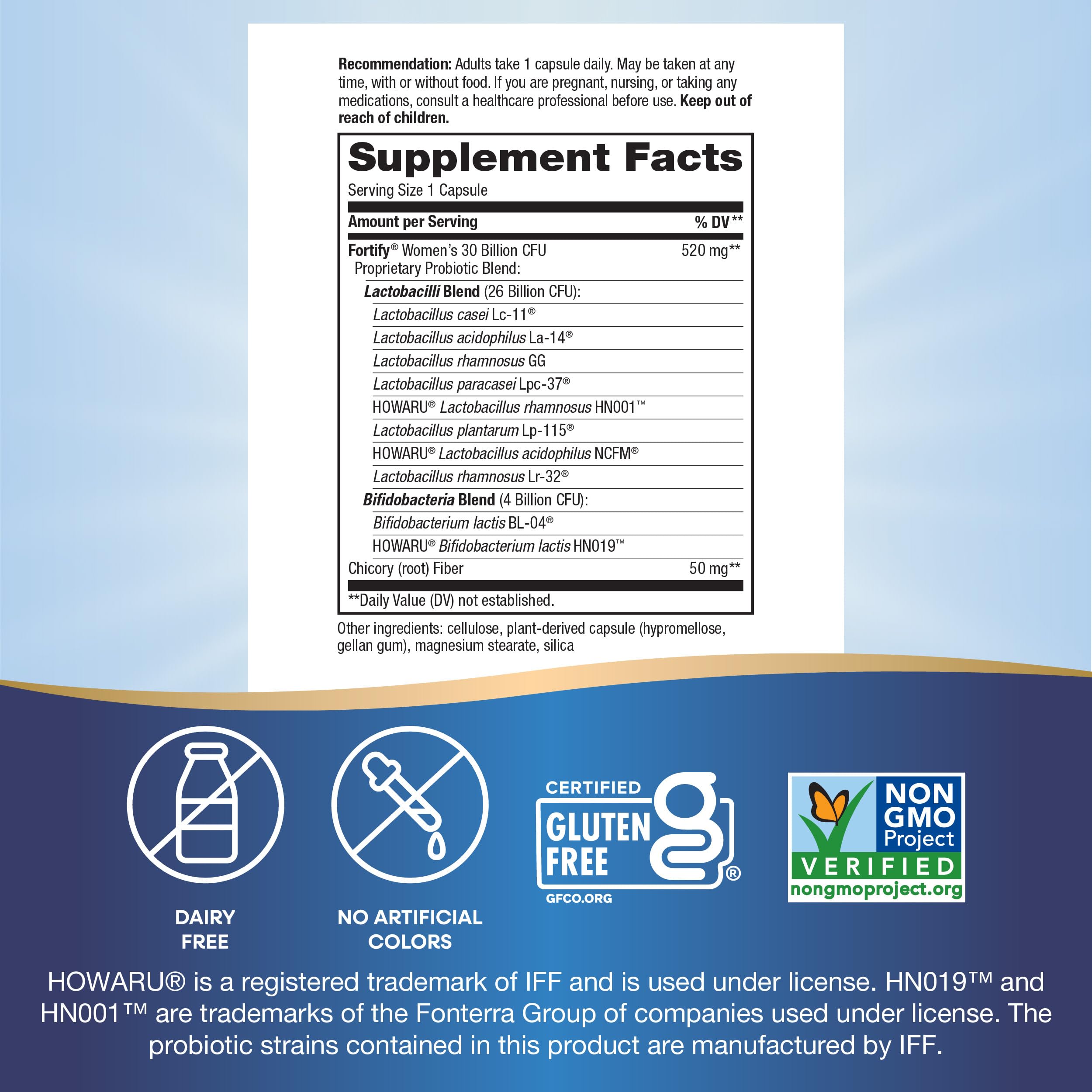 Foto 5 | Suplemento Nature's Way Fortify Probiotics Women 30 Cápsulas - Venta Internacional.