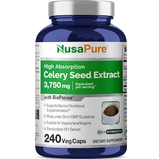 Foto 1 | Suplemento De Extracto De Semilla De Apio Nusapure 3750 Mg 240 Cápsulas - Venta Internacional.