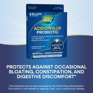 Foto 4 | Suplemento Nature's Way Acidophilus Probiotic Pearls 90 Cápsulas Blandas - Venta Internacional.