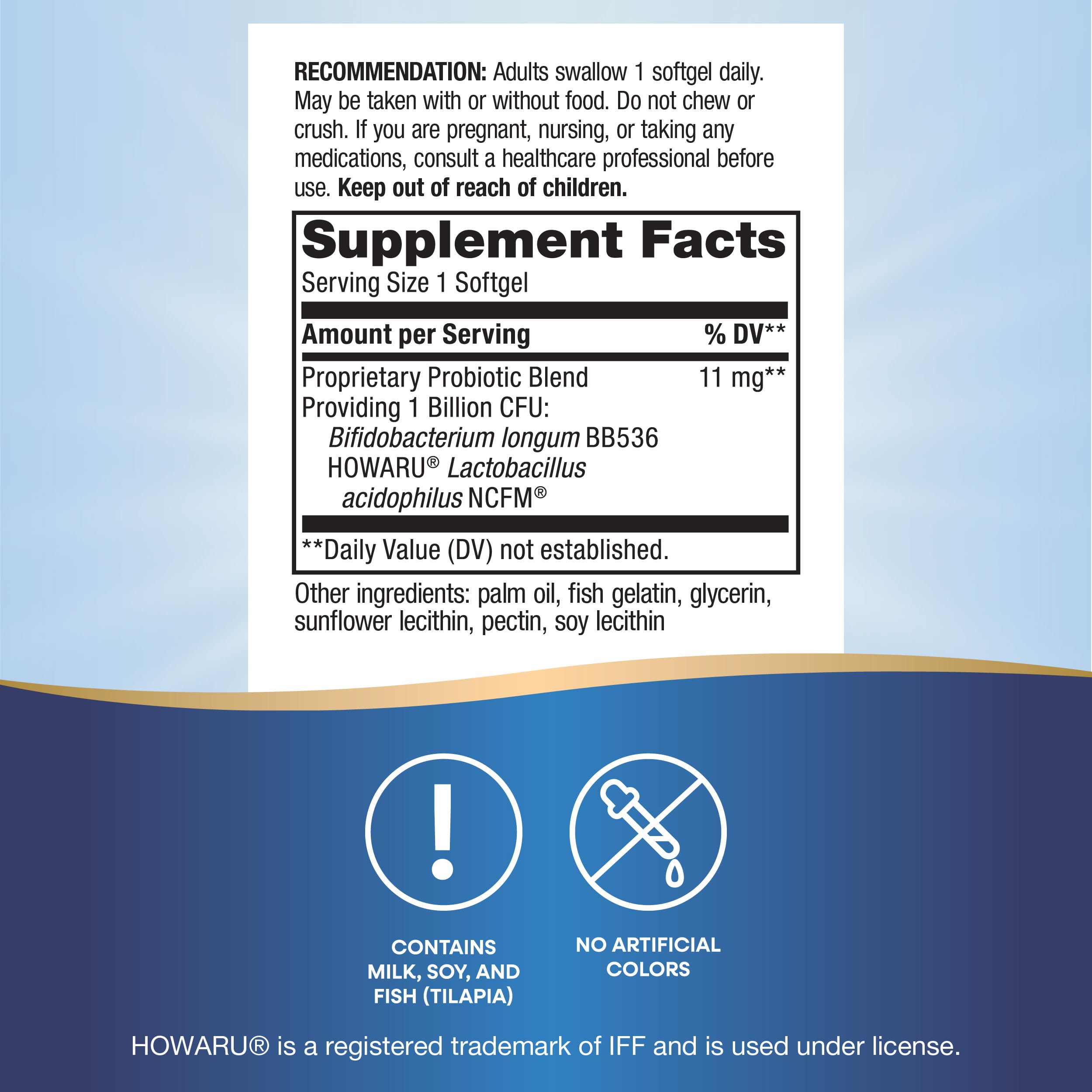 Foto 5 | Suplemento Nature's Way Acidophilus Probiotic Pearls 90 Cápsulas Blandas - Venta Internacional.
