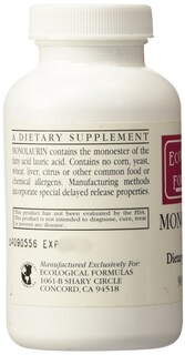 Foto 4 | Suplemento Ecological Formulas De Monolaurina 600 Mg 90 Cápsulas - Venta Internacional.