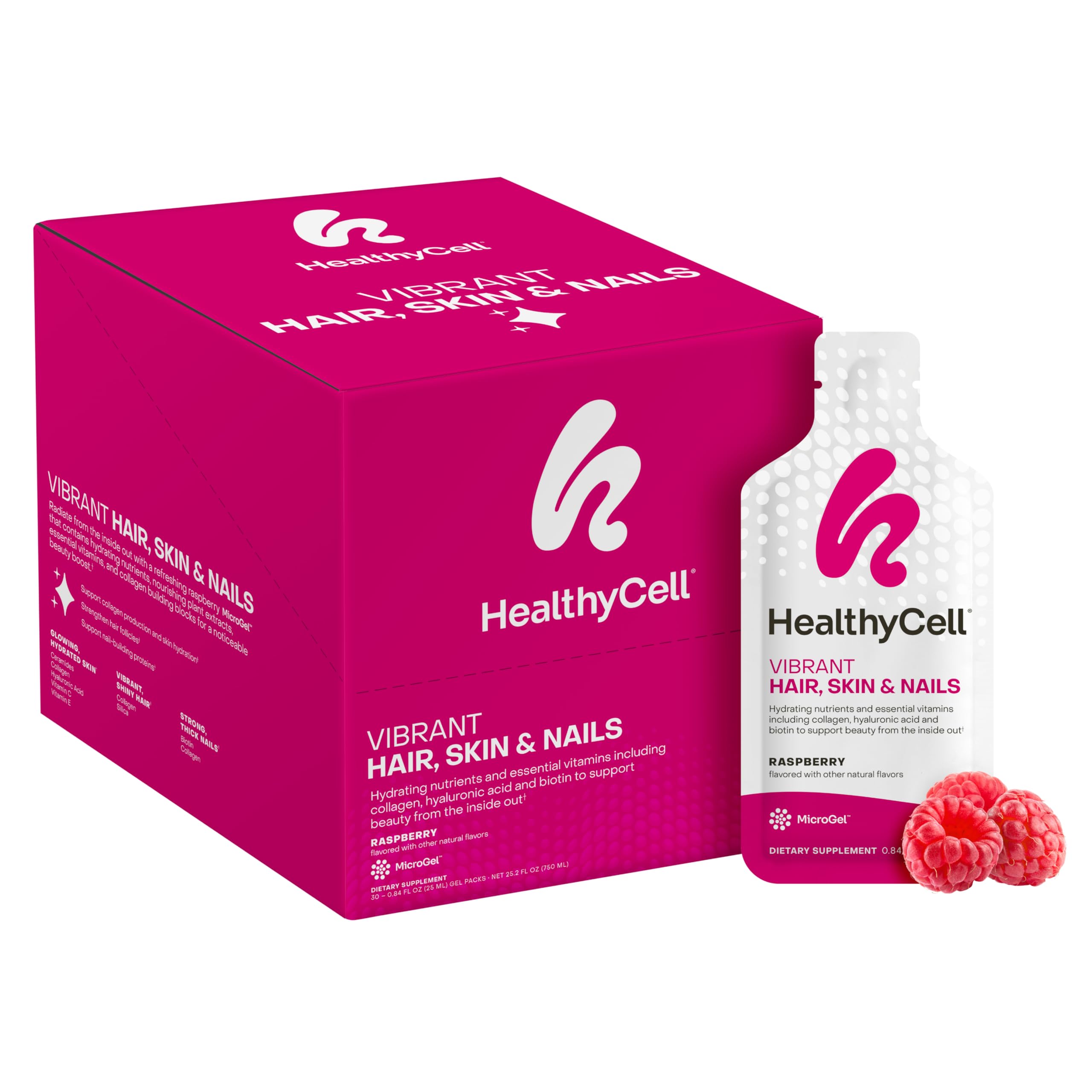 Suplemento Healthycell Vibrant Hair, Skin & Uñas Para Mujeres - Venta Internacional.
