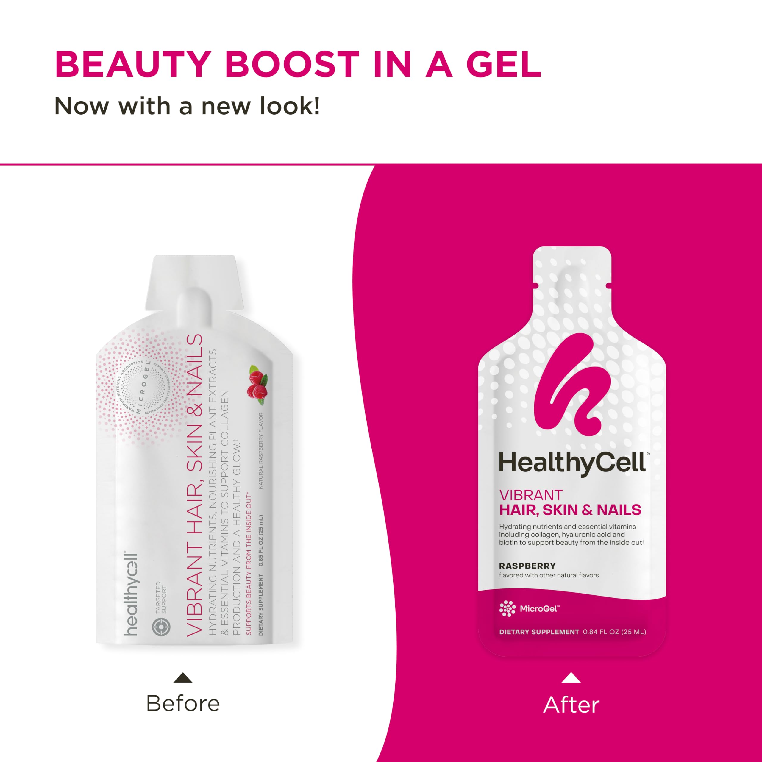 Foto 3 pulgar | Suplemento Healthycell Vibrant Hair, Skin & Uñas Para Mujeres - Venta Internacional.