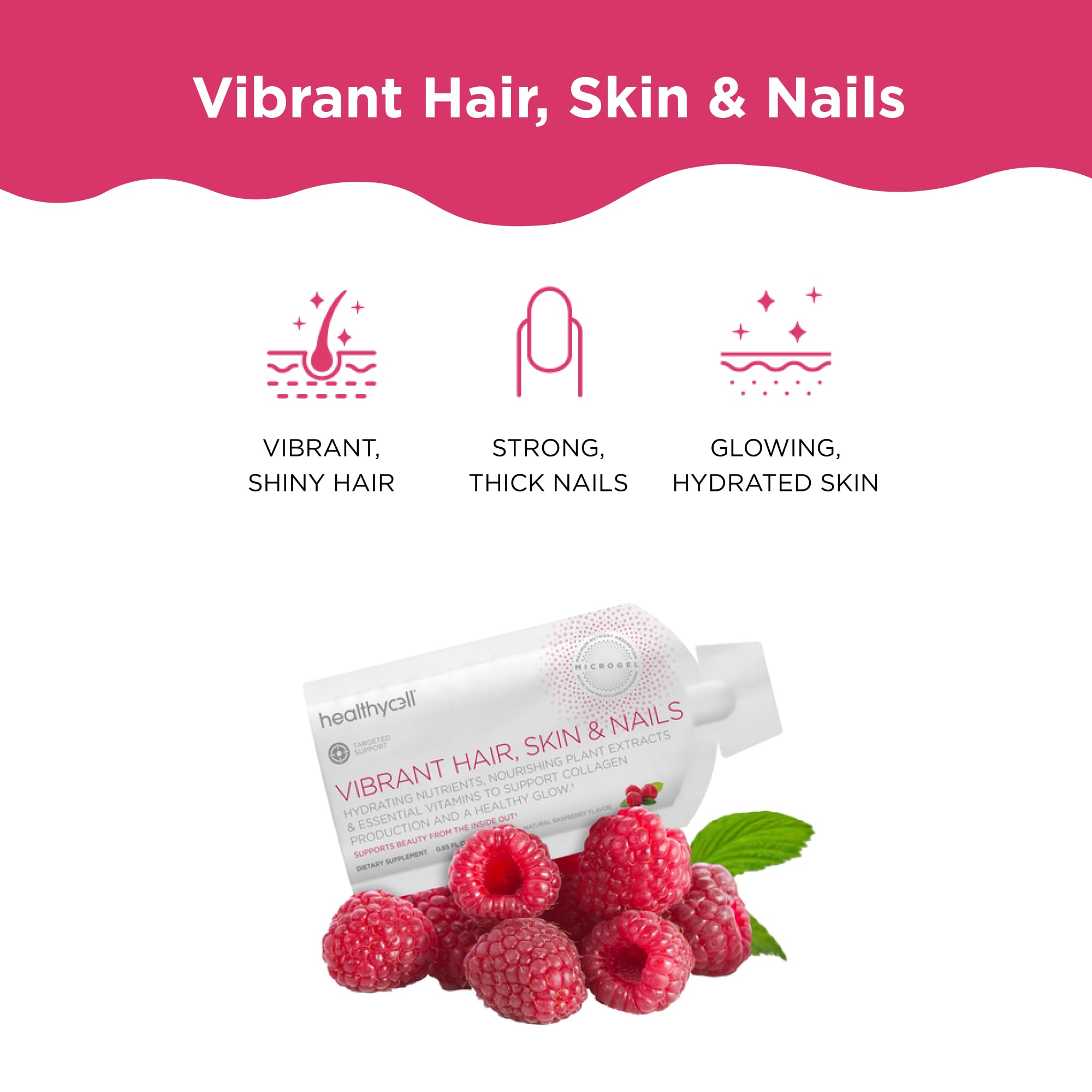 Foto 5 pulgar | Suplemento Healthycell Vibrant Hair, Skin & Uñas Para Mujeres - Venta Internacional.