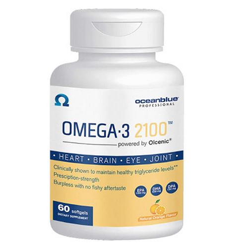 Foto 2 pulgar | Suplemento Ocean Blue Professional Omega-3 2100 60 Cápsulas Blandas X - Venta Internacional.