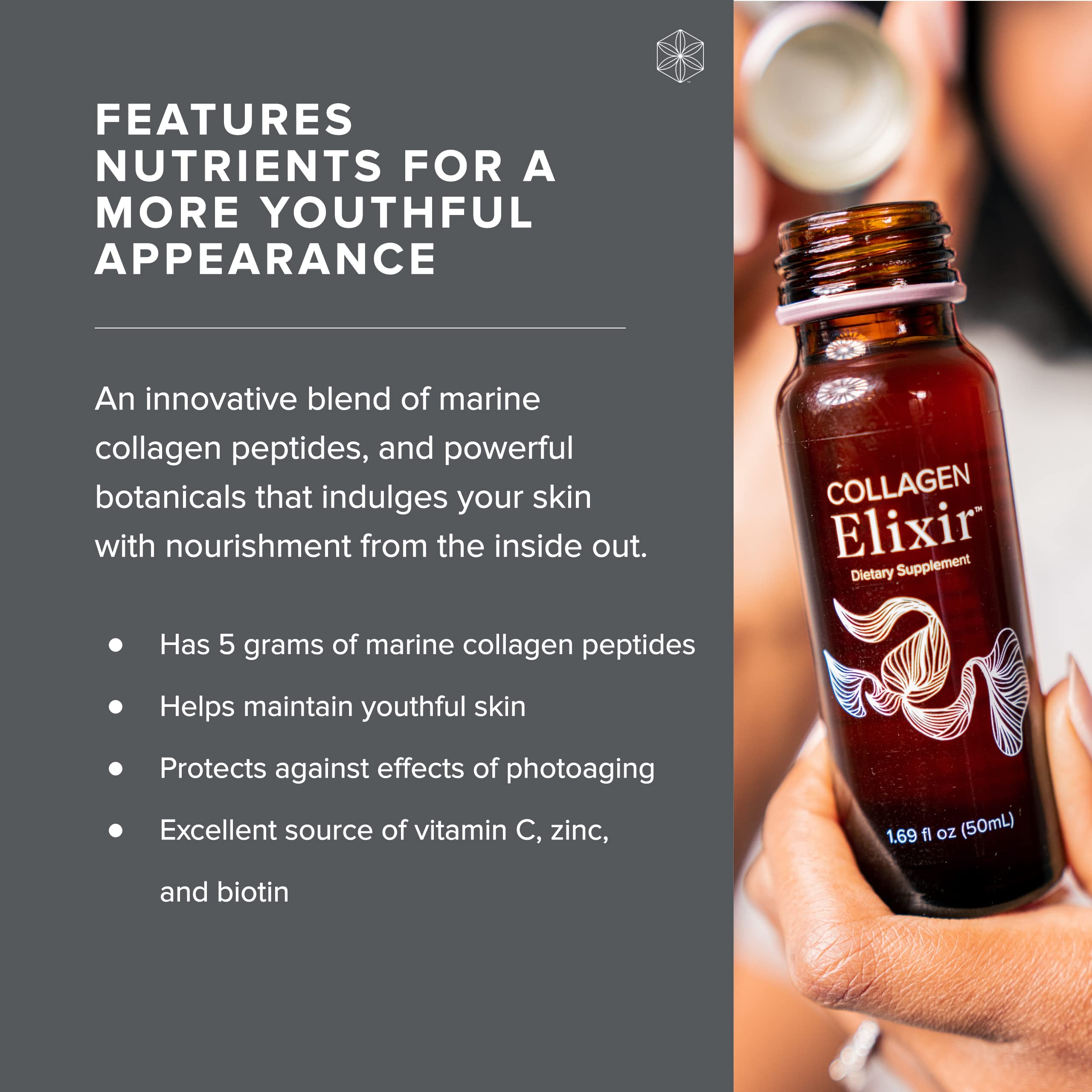 Foto 6 pulgar | Bebida De Colágeno Isagenix Collagen Elixir 50 Ml Con Vitamina C - Venta Internacional.