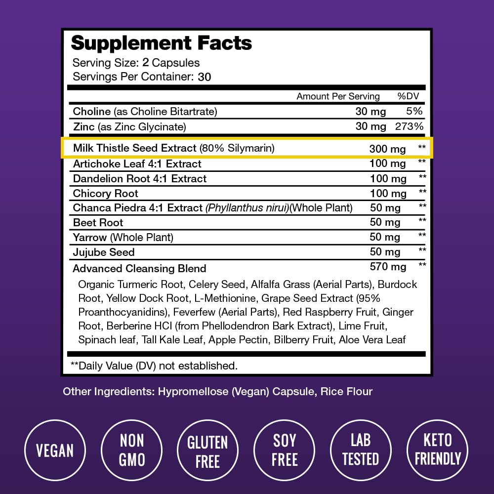 Foto 4 pulgar | Suplemento De Limpieza Hepática Nutrachamps Detox & Repair 60 Cápsulas - Venta Internacional.