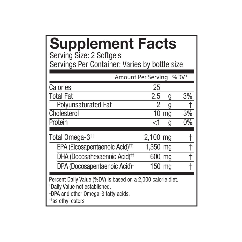 Foto 2 | Suplemento Oceanblue Professional Omega-3 2100 120 Unidades - Venta Internacional.