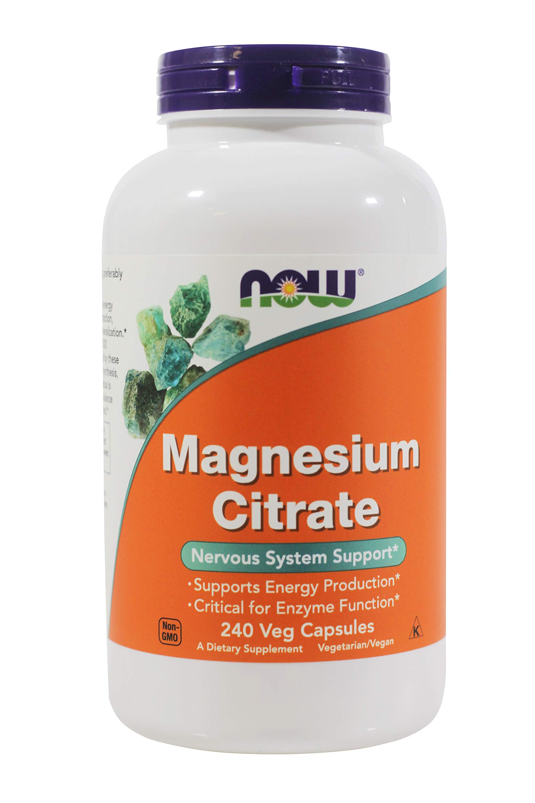 Foto 2 pulgar | Citrato De Magnesio Supplement Now Foods, 400 Mg, 240 Cápsulas Vegetales - Venta Internacional.