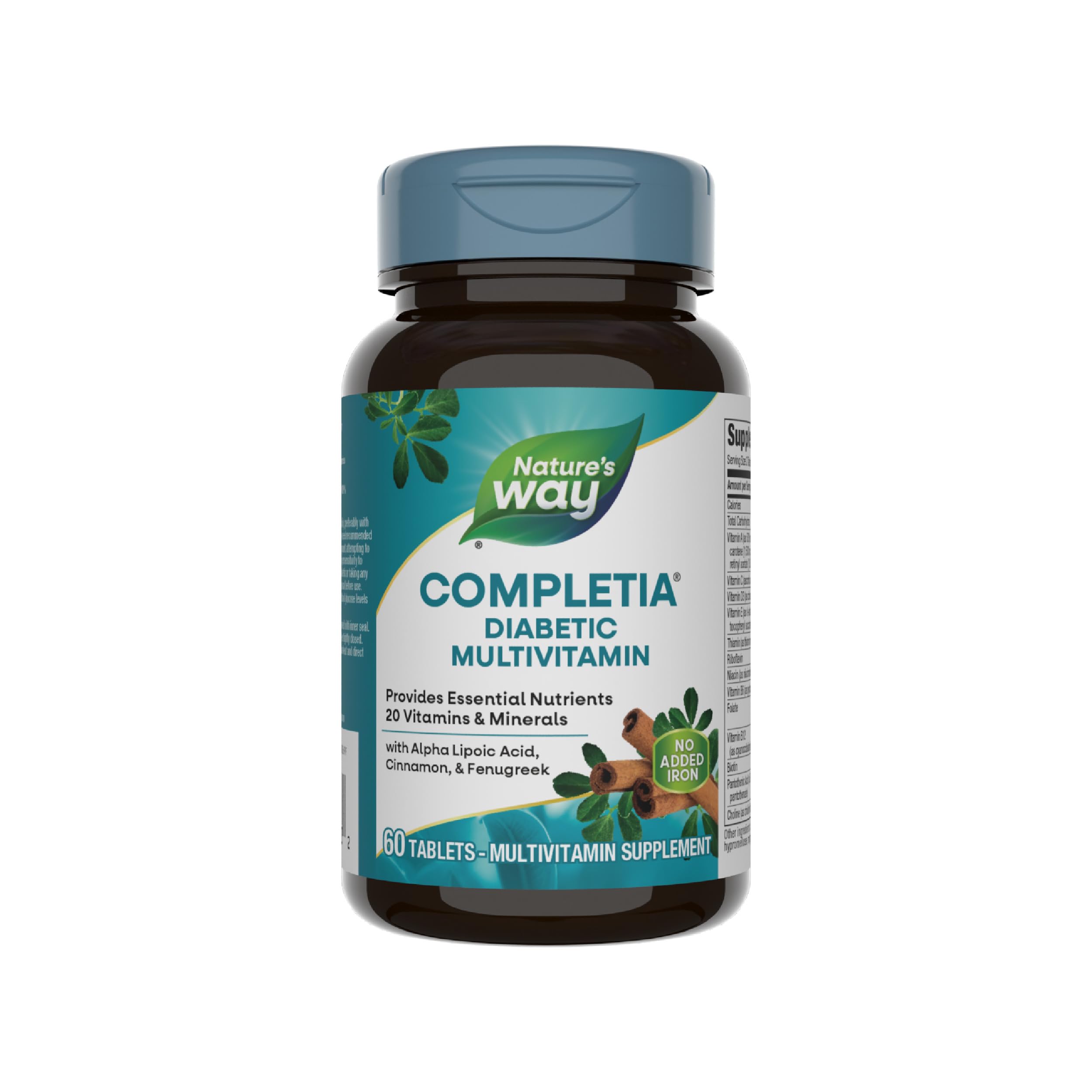 Foto 2 pulgar | Suplemento Multivitamínico Para Diabéticos Completia De Nature's Way, 60 Comprimidos - Venta Internacional.