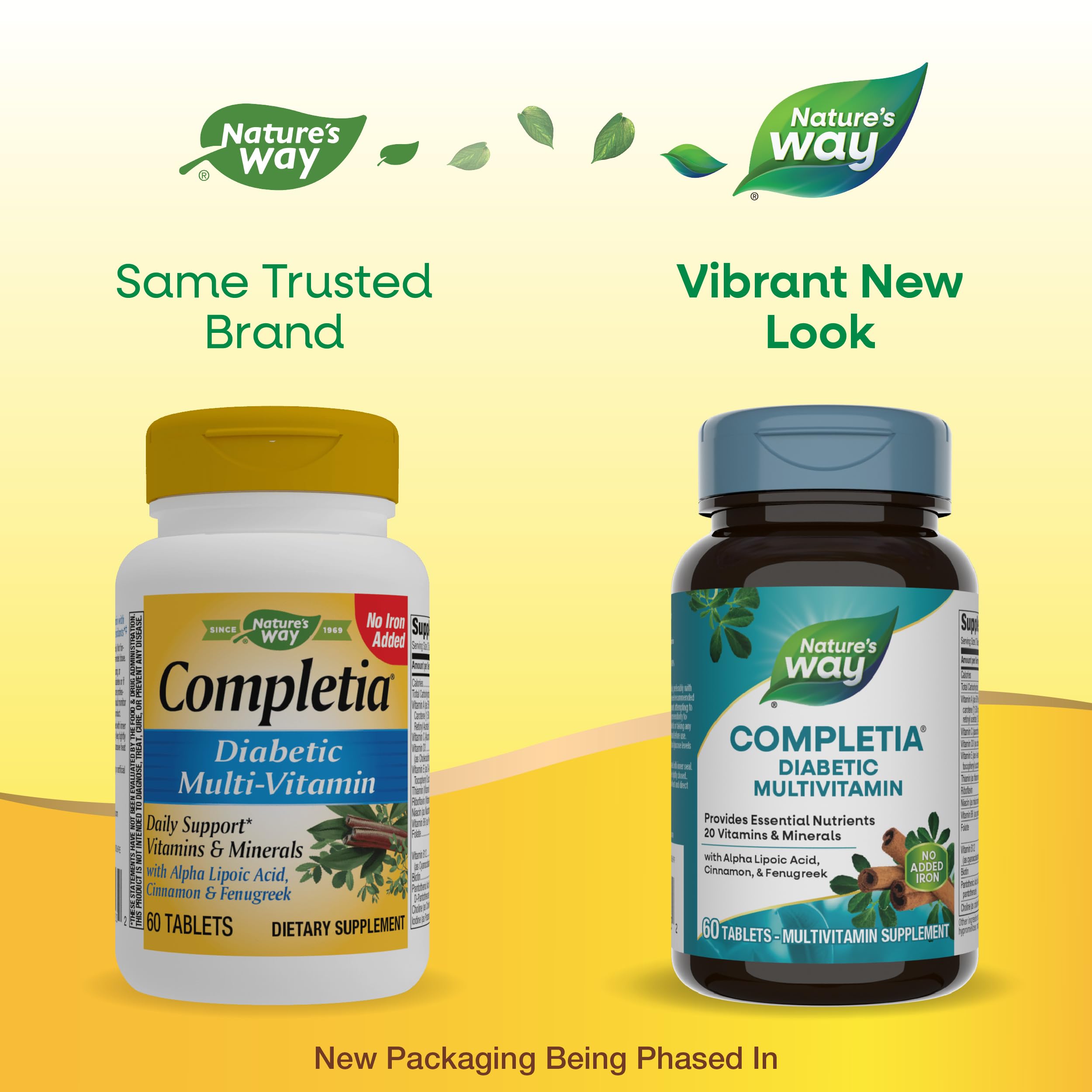 Foto 3 pulgar | Suplemento Multivitamínico Para Diabéticos Completia De Nature's Way, 60 Comprimidos - Venta Internacional.