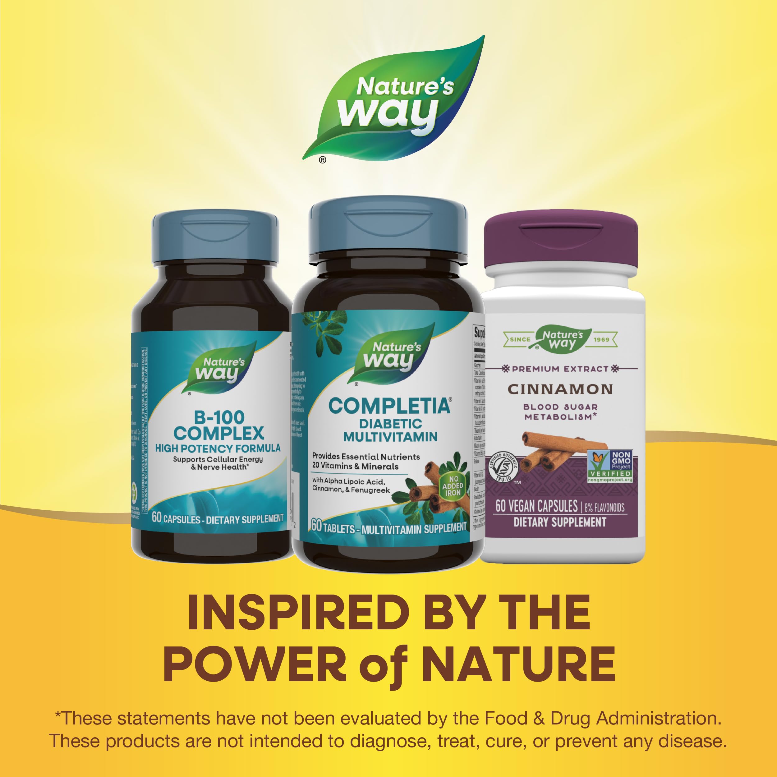 Foto 7 | Suplemento Multivitamínico Para Diabéticos Completia De Nature's Way, 60 Comprimidos - Venta Internacional.