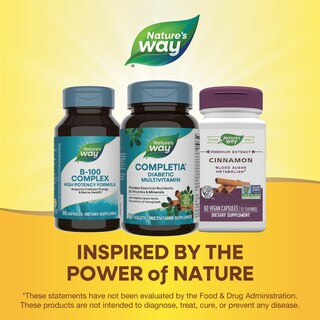 Foto 7 | Suplemento Multivitamínico Para Diabéticos Completia De Nature's Way, 60 Comprimidos - Venta Internacional.