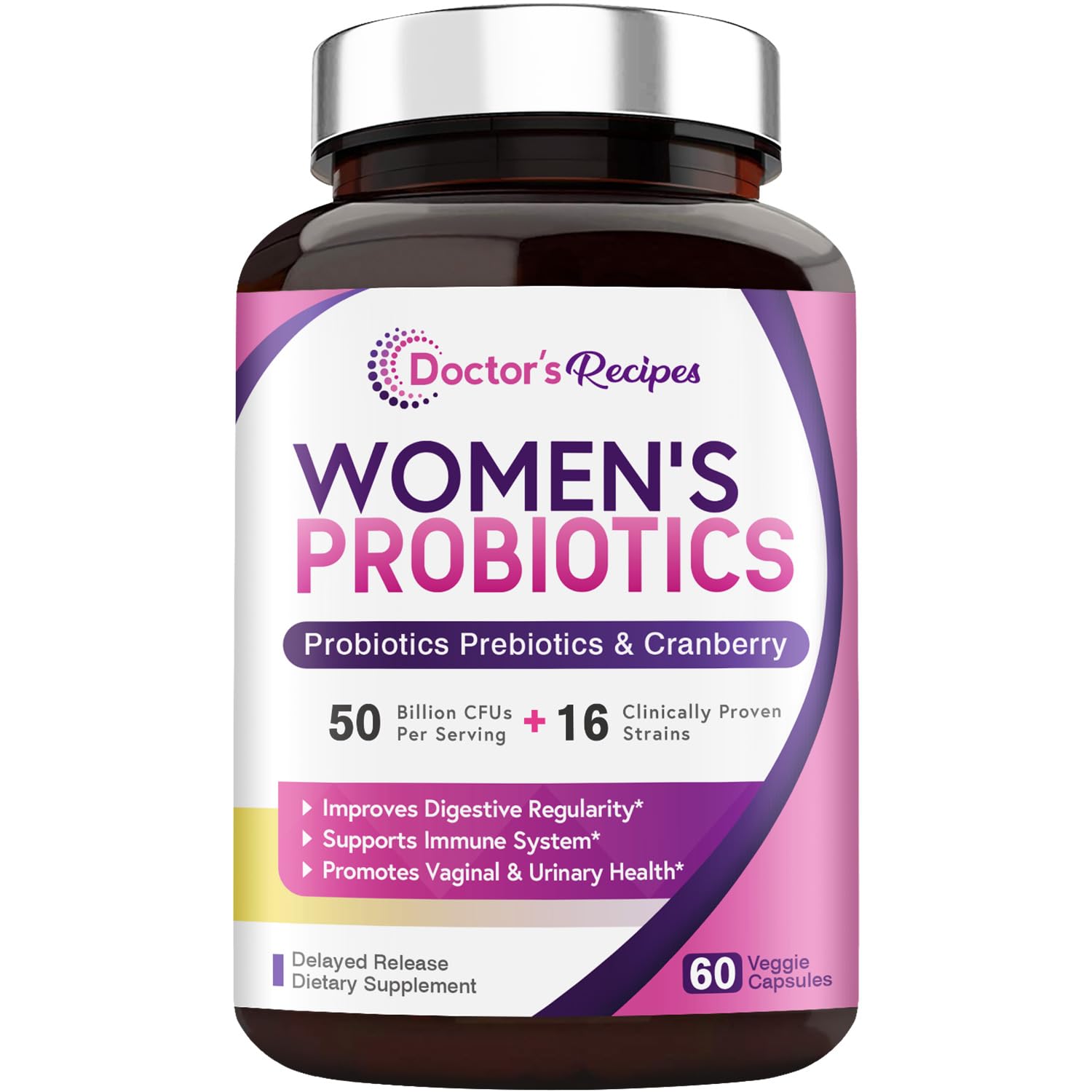 Foto 2 pulgar | Suplemento Doctor's Recipes Women's Probiotics 60 Cápsulas-Venta Internacional