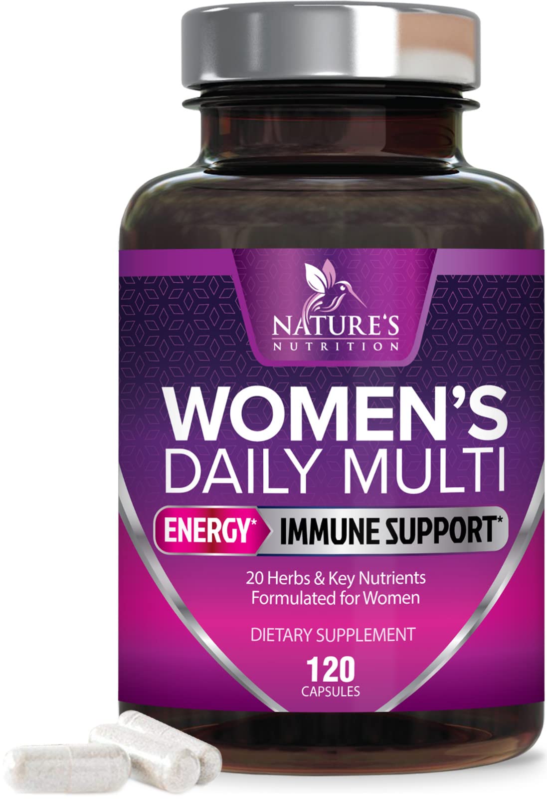 Foto 2 pulgar | Multivitamínico Nature's Nutrition Para Mujeres Mayores De 30 Años Con A, C, D, E, B6, B12 - Venta Internacional.