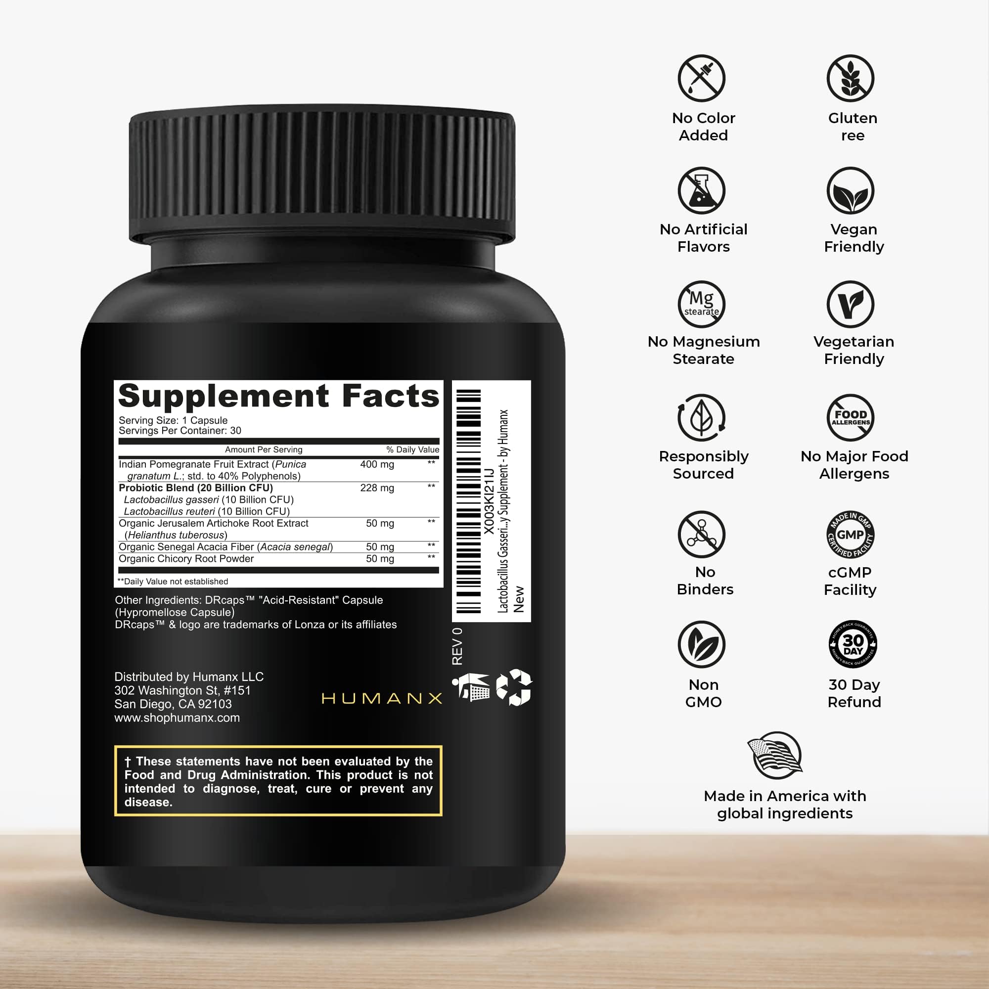 Foto 2 | Suplementos Probióticos Humanx Lactobacillus Gasseri & Reuteri - Venta Internacional.
