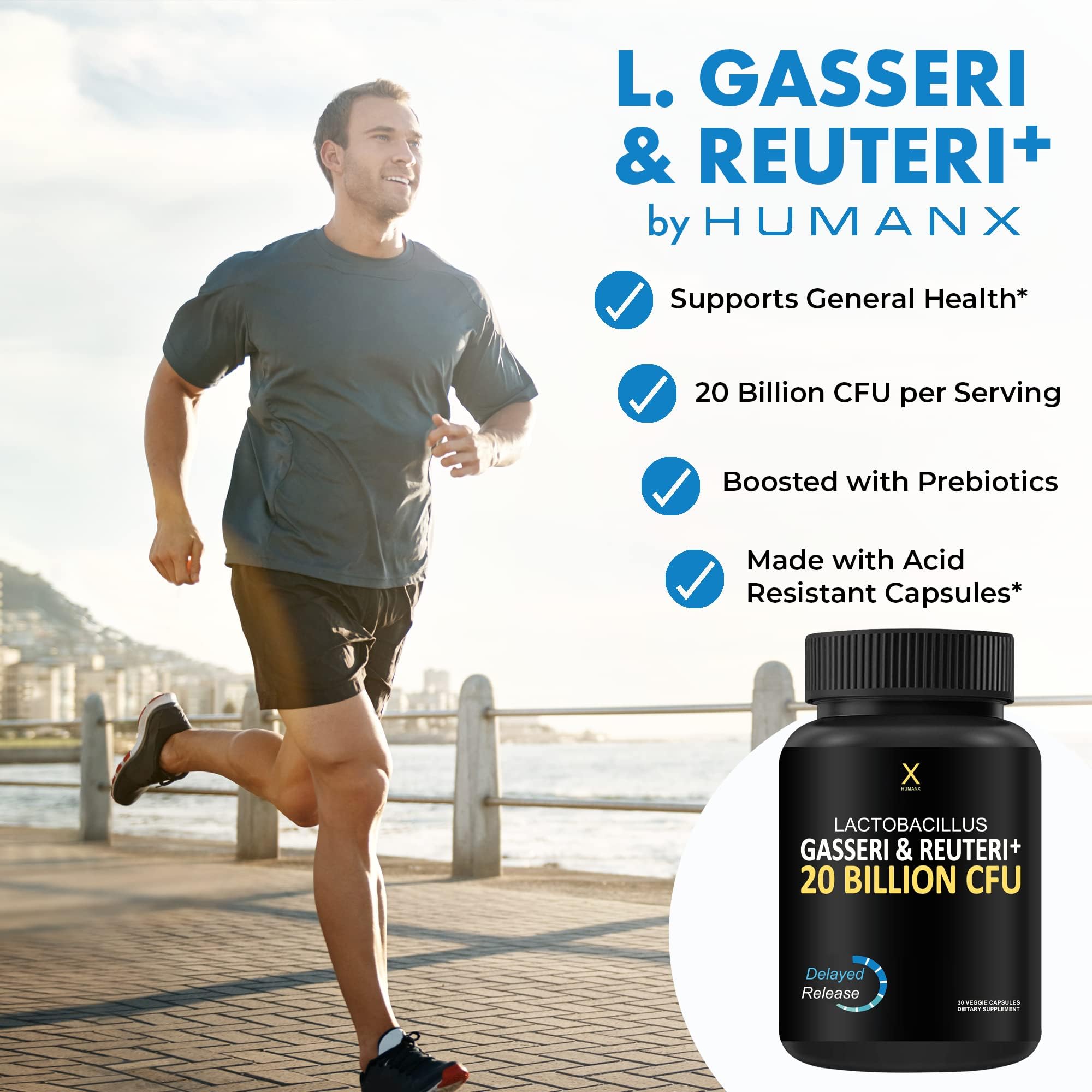 Foto 4 pulgar | Suplementos Probióticos Humanx Lactobacillus Gasseri & Reuteri - Venta Internacional.
