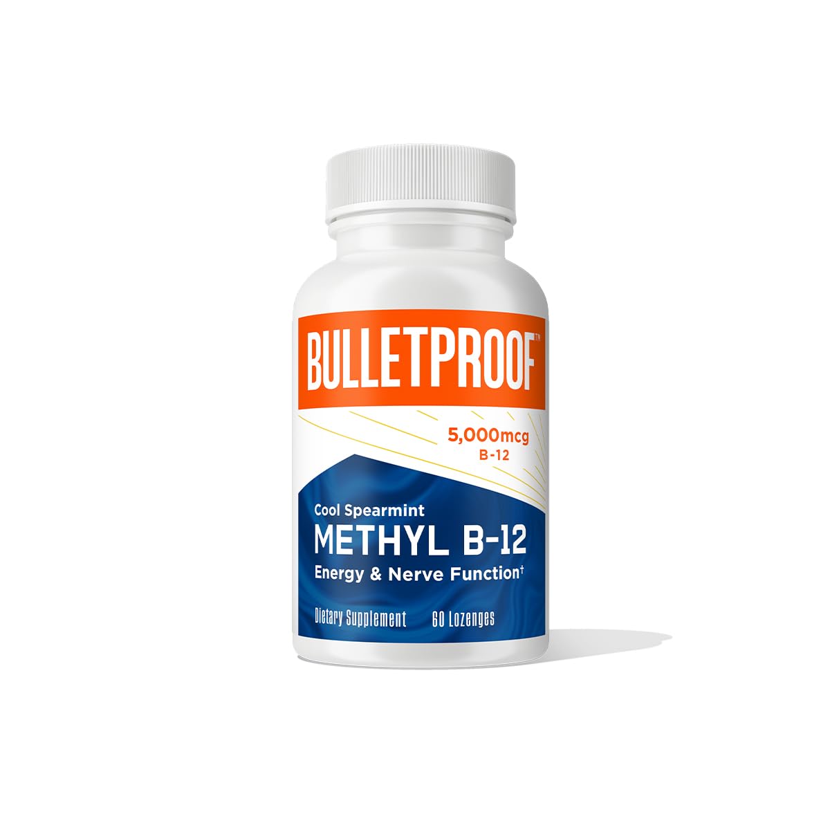 Foto 2 pulgar | Suplemento Bulletproof Cool Spearmint Metil B-12 En Pastillas, 60 Unidades - Venta Internacional.