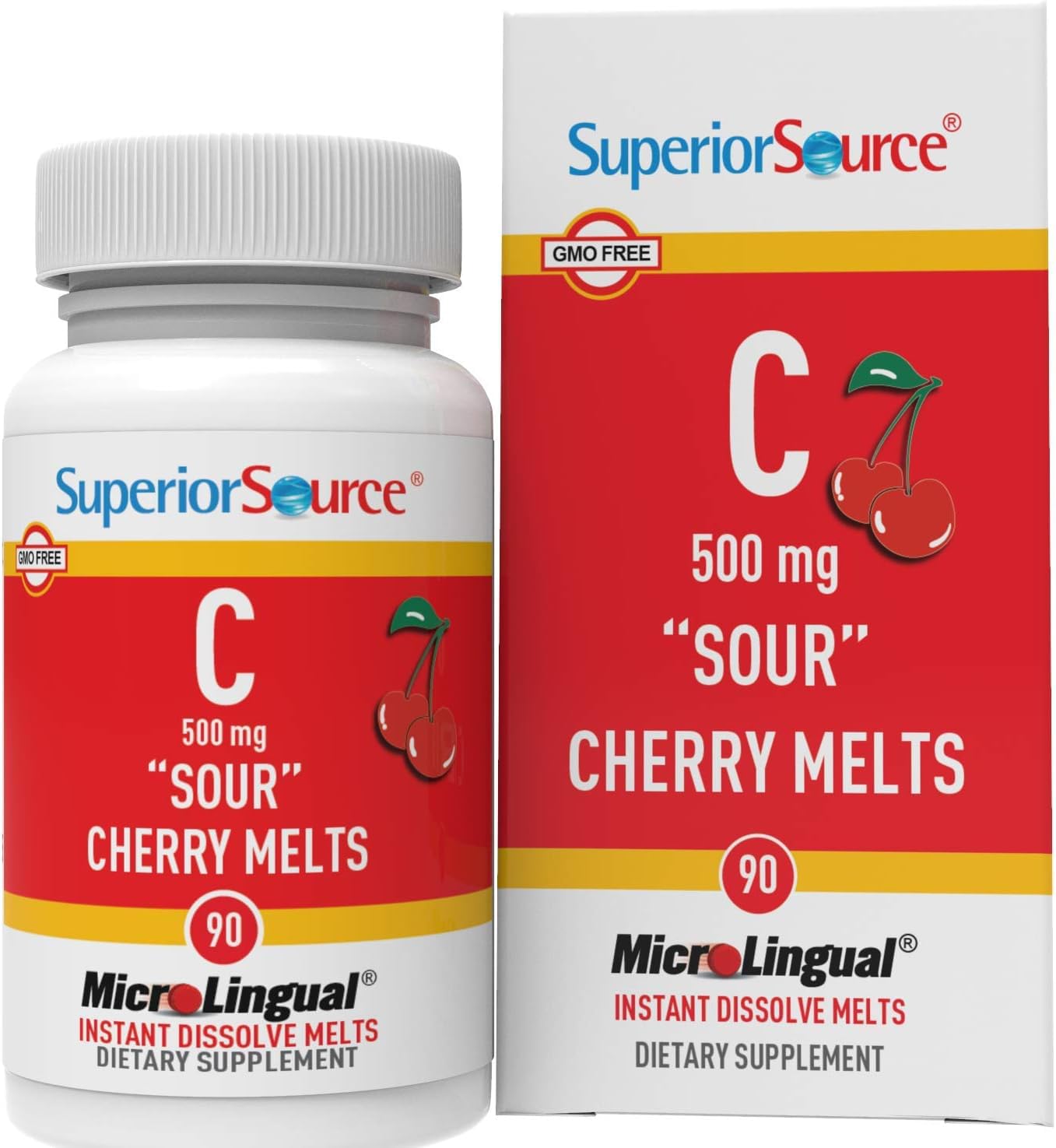 Foto 2 pulgar | Tabletas De Vitamina C Superior Source, 500 Mg, Microlingual, 90 Unidades - Venta Internacional.