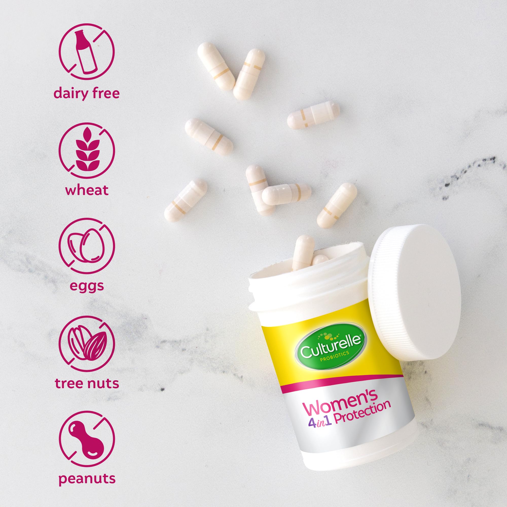 Foto 6 pulgar | Suplementos Culturelle Probiótico Diario 4 en 1 para Mujer 30 Cápsulas - Venta Internacional