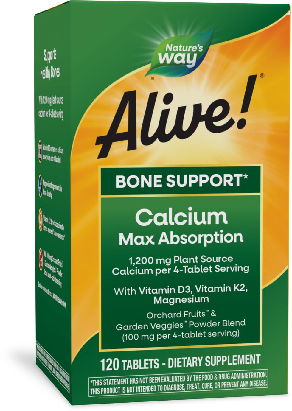 Foto 2 pulgar | Suplemento Nature's Way Calcium 120 Tabletas-Venta Internacional