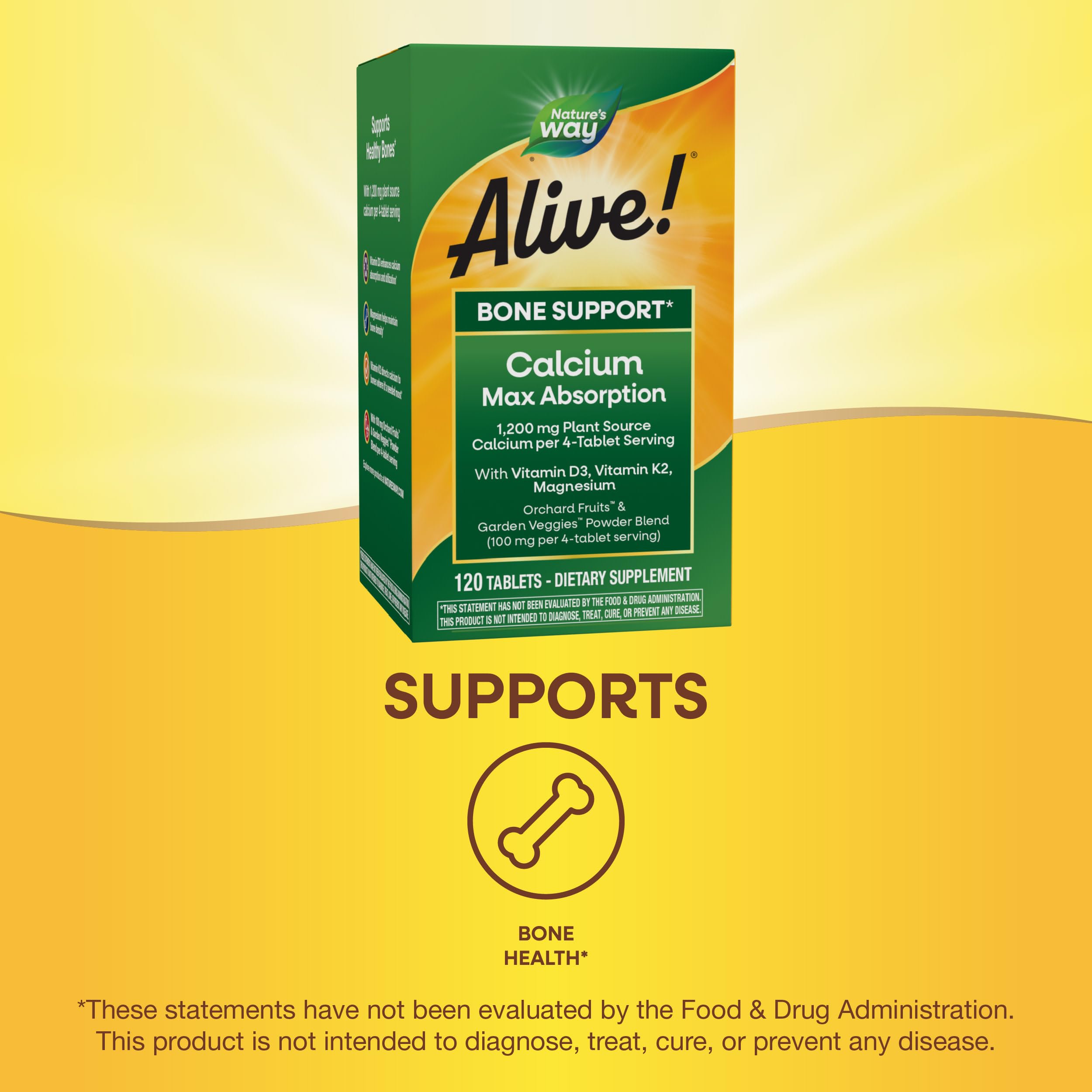 Foto 5 pulgar | Suplemento Nature's Way Calcium 120 Tabletas-Venta Internacional