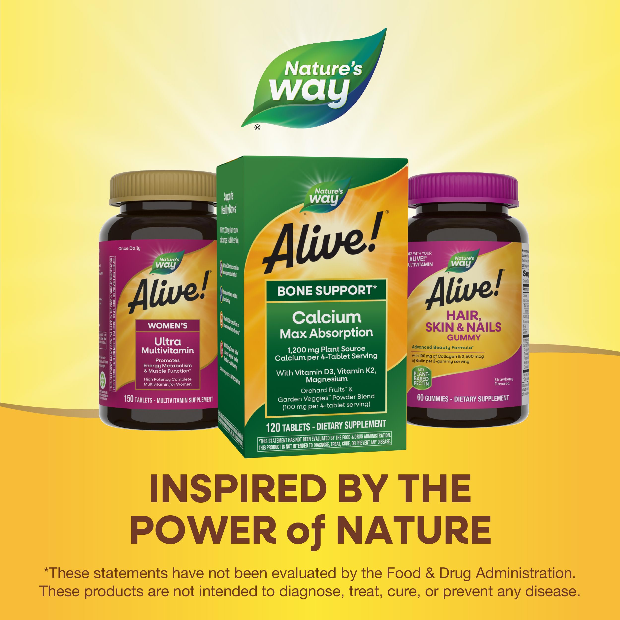 Foto 8 pulgar | Suplemento Nature's Way Calcium 120 Tabletas-Venta Internacional
