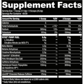 Foto 2 | Pre Entrenamiento Ryse Up Supplements Godzilla Pre Entreno 40 Servicios
