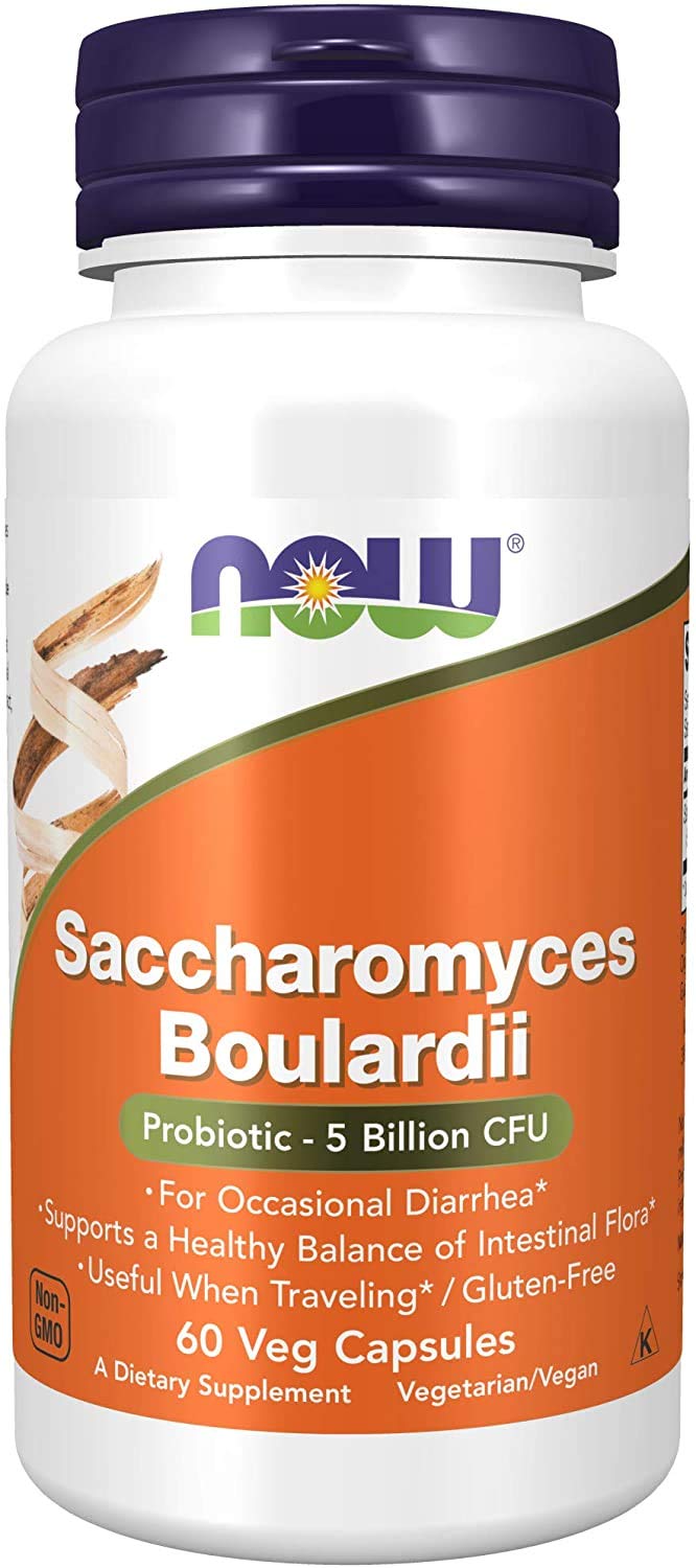 Suplemento Now Foods Saccharomyces Boulardii, 120 Cápsulas Vegetarianas - Venta Internacional.
